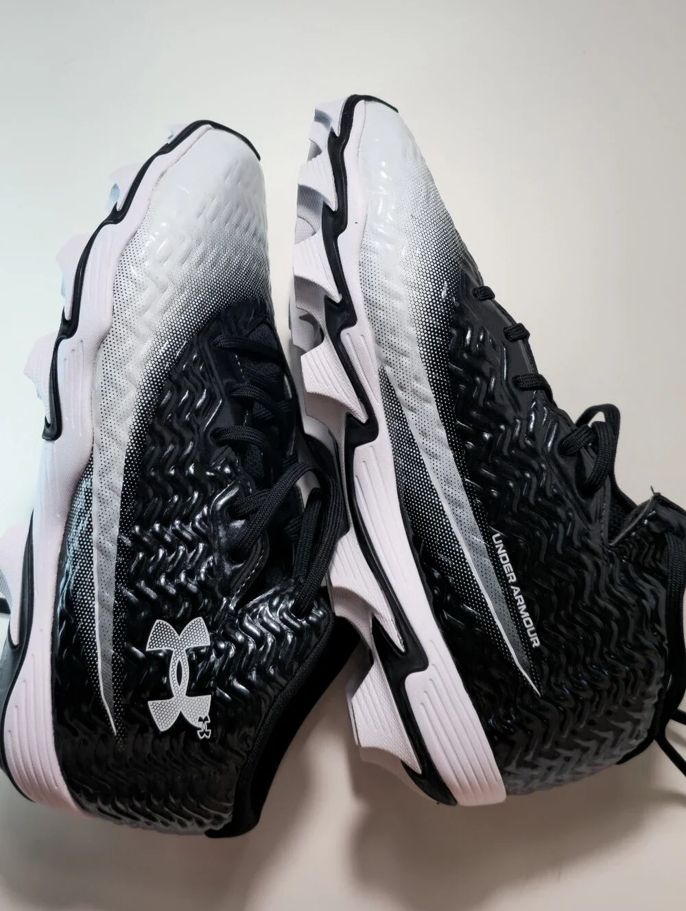 Under Armour Blur Select MC Blur Football Cleats Black/White US 10.5 D